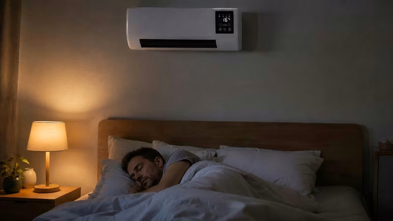 Elegante sensor inteligente LifeGauge Breeze colocado en un embalaje de cartón minimalista y ecológico.